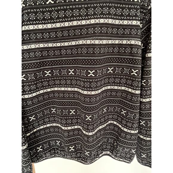 Women's L Fleece Fair Isle Pullover Zach's Cabin Outdoors Gorpcore Cottagecore - Picture 8 of 8